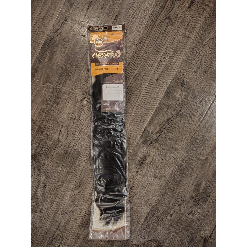 Cleopatra 100% Human Hair Bulk In The‎ European Super Bulk Style. 1B